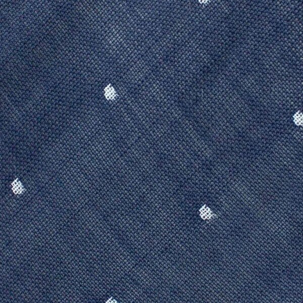 BOW NAVY DOT CLIP LONG BOON TIES